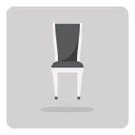 Vector of flat icon chair