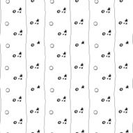 Seamless stylish hand drawn pattern N6