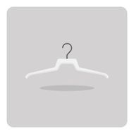 Vector of flat icon clothes hanger N2