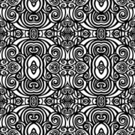 Seamless Abstract Tribal Pattern (Vector) N24