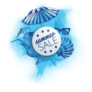 Vector summer sale illustration