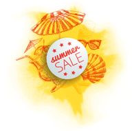 Vector summer sale illustration N2