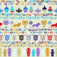African Tribal Pattern Ethnic ornament N31