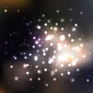 Blurred background with sparkles N13