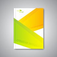 Modern abstract template layout brochure magazine flyer booklet cover or N4