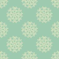 Seamless pattern with hand-drawn abstract flowers N2
