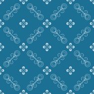 Seamless floral pattern geometric flowers N4