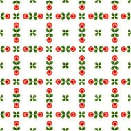 Seamless floral pattern geometric flowers N6