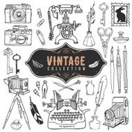 Vintage retro old Ephemera objects
