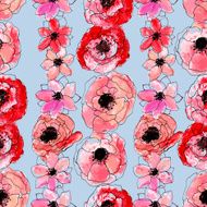 Seamless Floral Pattern N672