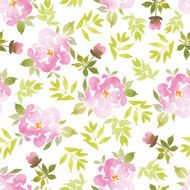 Watercolor flower pattern N105
