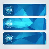 Abstract vector header banners N97