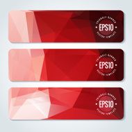 Abstract vector header banners N98