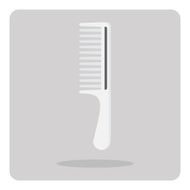 Vector of flat icon comb N2