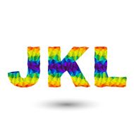 triangular letters jkl
