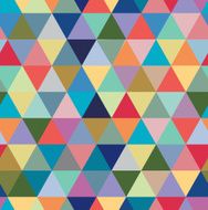 Seamless retro pattern of geometric shapes Colorful mosaic backdrop