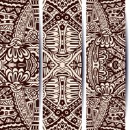 Abstract vintage ethnic banner N2