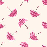 Umbrella cartoon seamless pattern background N50