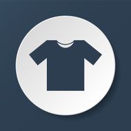Tshirt Icon icon vector illustration Flat design style N9