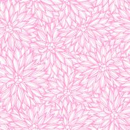 Seamless pattern with flowers Dahlia N8