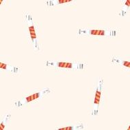 lipstick cartoon seamless pattern background N7