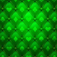 Green leather