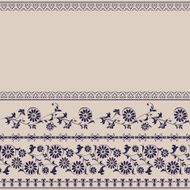 border floral pattern edge