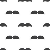 mustache vector seamless pattern