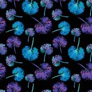 beautiful watercolor pattern of leaves handmade painted
