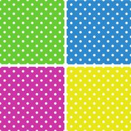 Seamless polka dot background pattern Vector