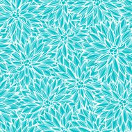 Seamless pattern with flowers Dahlia N9