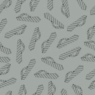 Seamless pattern with ties