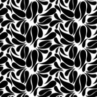 Ethnic floral hand drawn doodle slyle seamless pattern N2