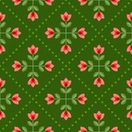 Seamless floral patern with abstract flowers N9
