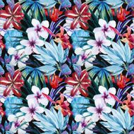 Lily an hibiscus flower pattern N3