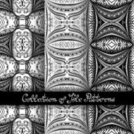 Set of 3 Seamless Vintage Patterns (Vector) N24