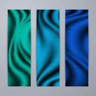 Set of templates for design banners