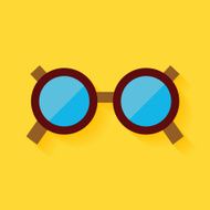 Flat Fashion Accessory Glasses