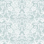 Lace seamless pattern with flowers N129