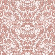 Lace seamless pattern with flowers N130