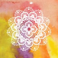 Elegant lacy doily Crochet mandala N2