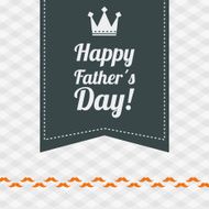 Happy fathers day card design N36
