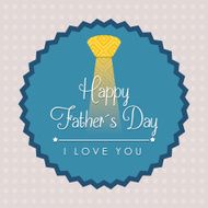 Happy fathers day card design N41