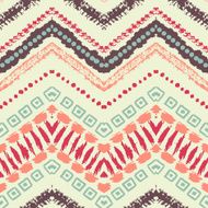 Hand drawn painted seamless pattern Vector illustration N43