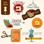 Sewing Emblems Set N2