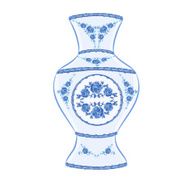 Vase faience vintage