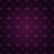 Vintage Pattern Wallpaper Purple Color N28