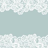 Vintage lace invitation card N32