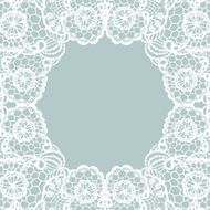 Vintage lace invitation card N33