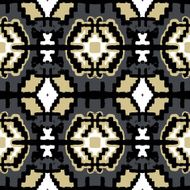 Native american geometric pattern N22